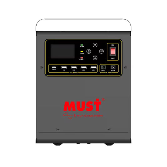 Portable Solar Power Station HBP18-1012-OLV, 2000W, 12VDC, 120VAC
